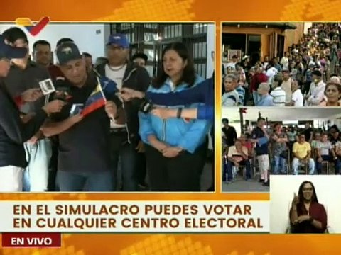 Gobierno Nacional felicita al pueblo por su participación masiva en el simulacro electoral