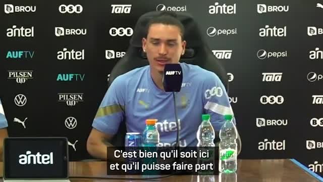 Uruguay - Darwin Nunez : Luis Suarez est très important pour ce groupe