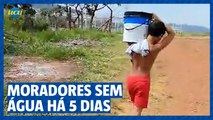 Moradores da Vila Bernadete denunciam que estão sem água há 5 dias