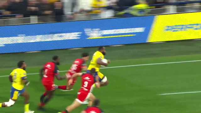 TOP 14 - Essai de Peceli YATO (ASM) - ASM Clermont - RC Toulon