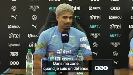 Uruguay - Ronald Araujo "surpris par l'instensité" avec Bielsa