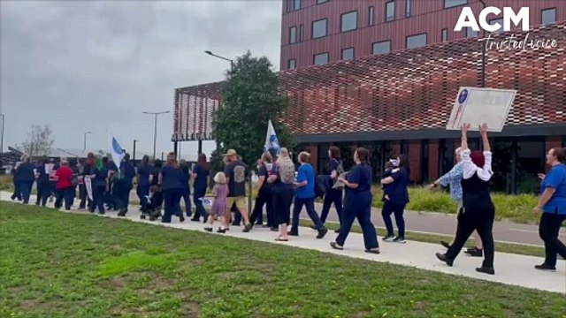 Nurses Rally at Maitland Hospital