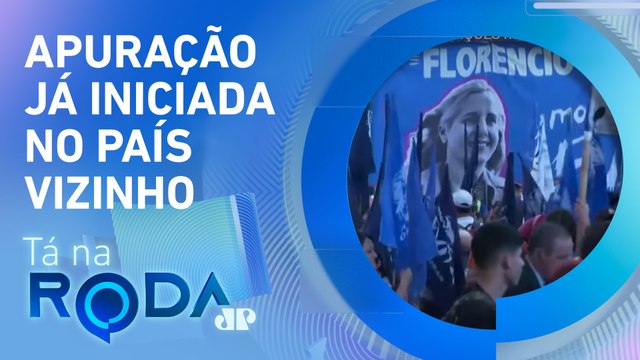 Apoiadores de SERGIO MASSA se concentram para RESULTADO DAS ELEIÇÕES na ARGENTINA | TÁ NA RODA
