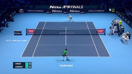 下载视频: Djokovic wins record-breaking seventh ATP Final title