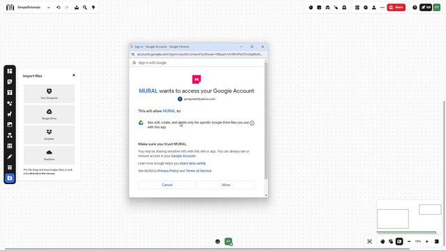 Mural Course Section 18 Inserting Images from Cloud Storages