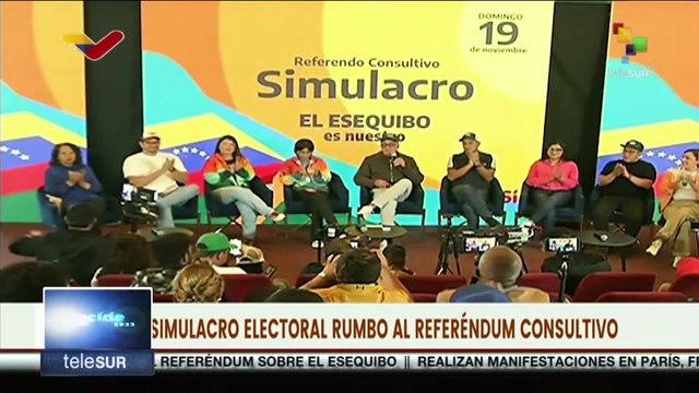 Venezuela: Continúa simulacro del referendo consultivo sobre el Esequibo
