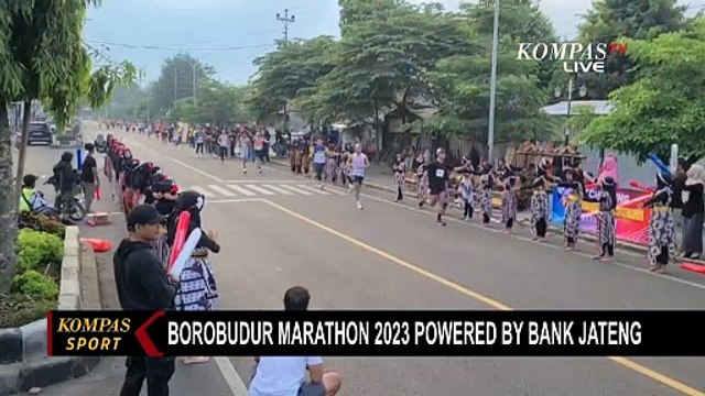 Selesaikan Marathon dalam Waktu 2 Jam 32 Menit, Rikki Simbolon Jadi Juara Borobudur Marathon 2023!