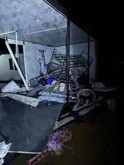 Şiddetli Rüzgar Nedeniyle Güneş Enerji Santrali Şantiyesinde Kaza