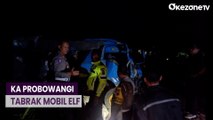 KA Probowongi Tabrak Mobil Elf di Lumajang, 11 Orang Tewas