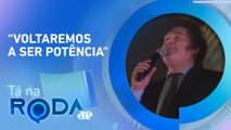 JAVIER MILEI sobe em TRIO ELÉTRICO e discursa a apoiadores após ser eleito na ARGENTINA | TÁ NA RODA