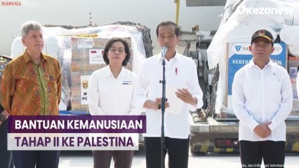 Presiden Jokowi Kirim 21 Ton Bantuan Kemanusiaan Tahap II ke Palestina