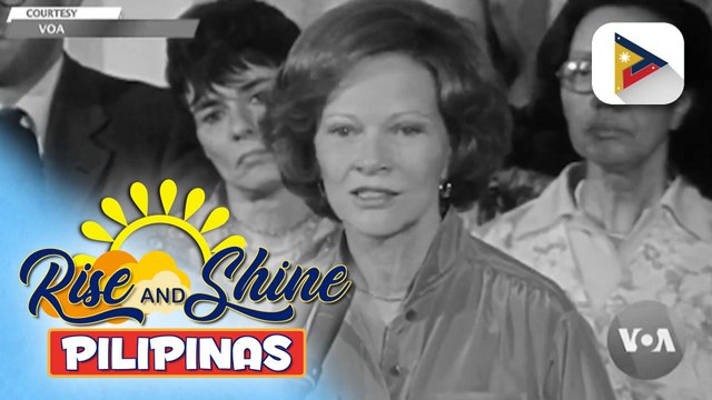 Dating U.S. First Lady na si Rosalynn Carter, pumanaw sa edad na 96