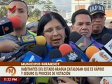 Aragua | Karina Carpio aseguró que la participación fue masiva en sus 18 municipios