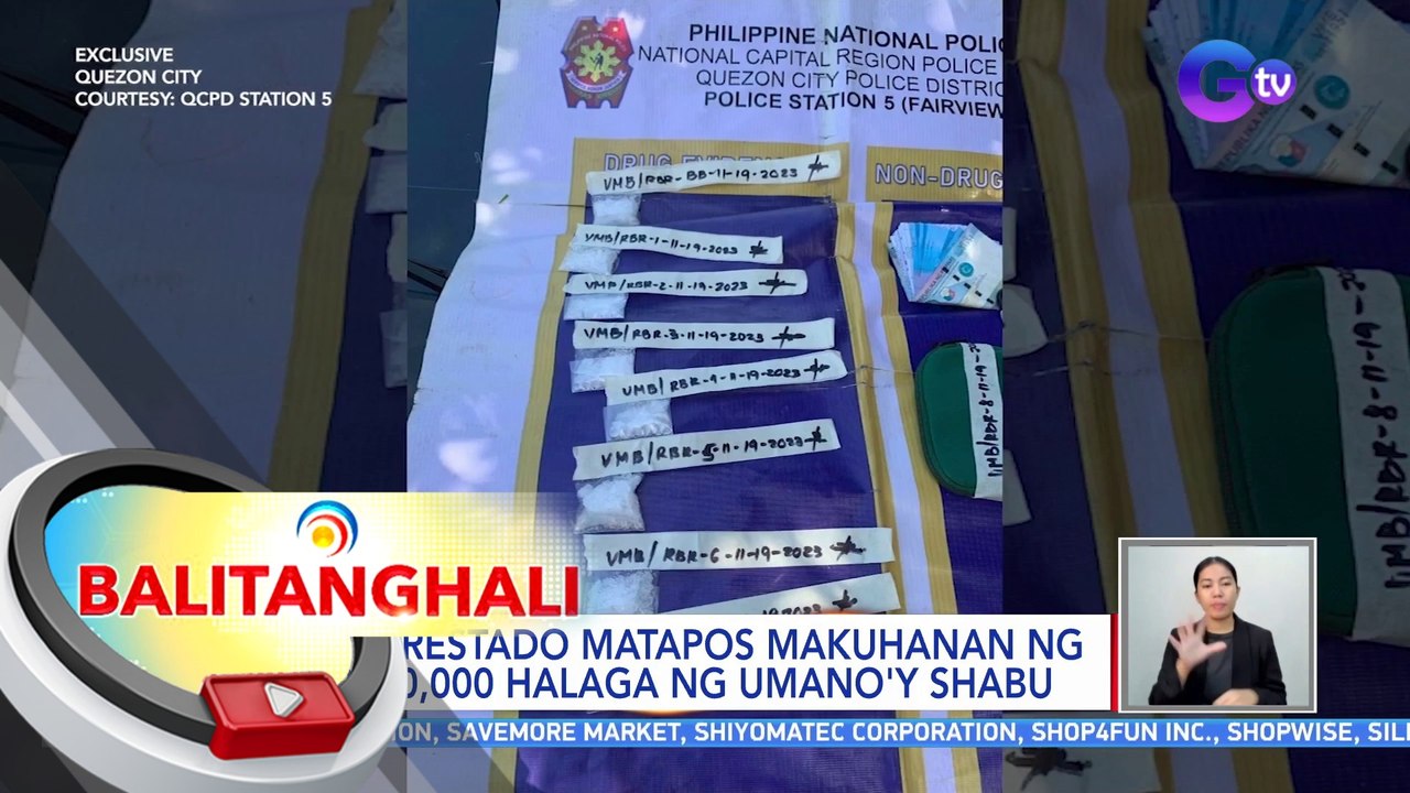 2, arestado matapos makuhanan ng P340,000 halaga ng umano'y shabu  | BT