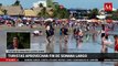 Turistas aprovechan puente largo para visitar las playas de Veracruz