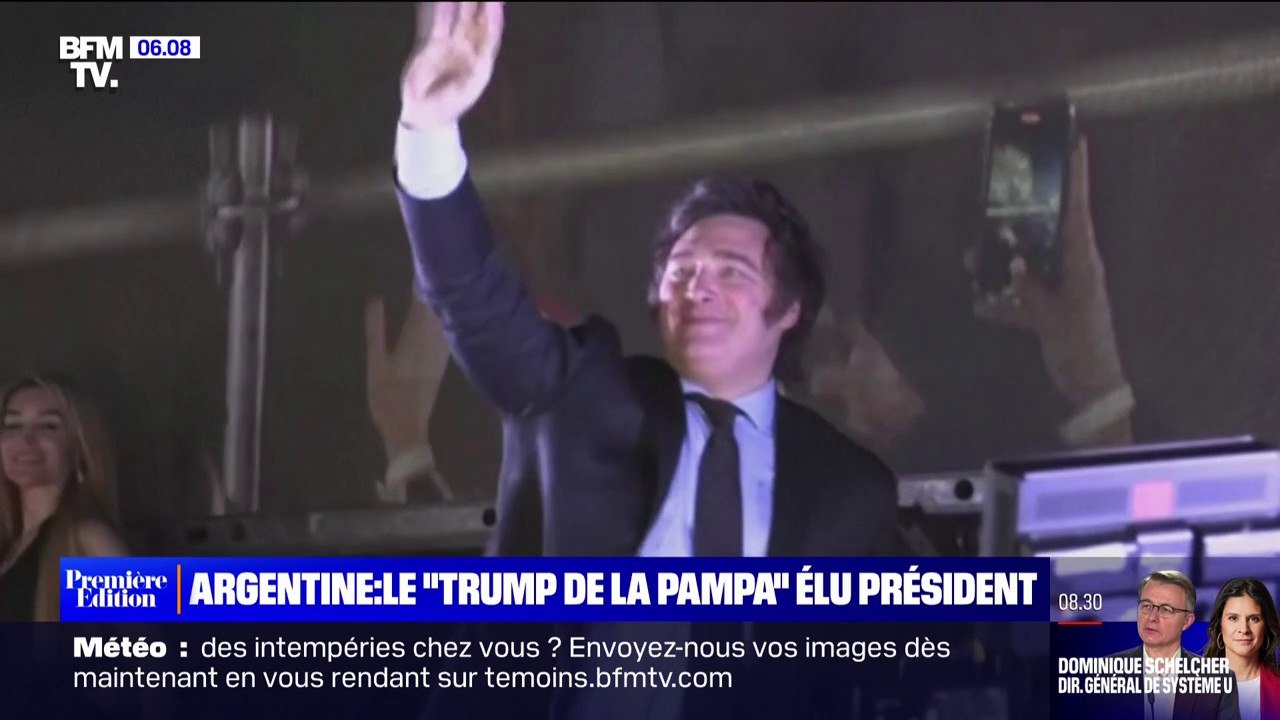 Javier Milei, le "Trump de la pampa", élu président en Argentine