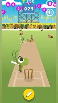 Google Doodle Cricket Game Play Scored 119 Runs 12 Sixes