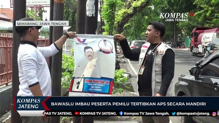 Bawaslu Imbau Peserta Pemilu Tertibkan APS Secara Mandiri