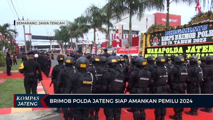 Brimob Polda Jateng Siap Amankan Pemilu 2024