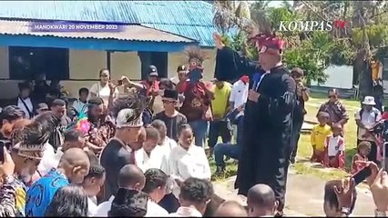 Potret Ganjar Pranowo Didoakan saat Kunjungan ke Manokwari