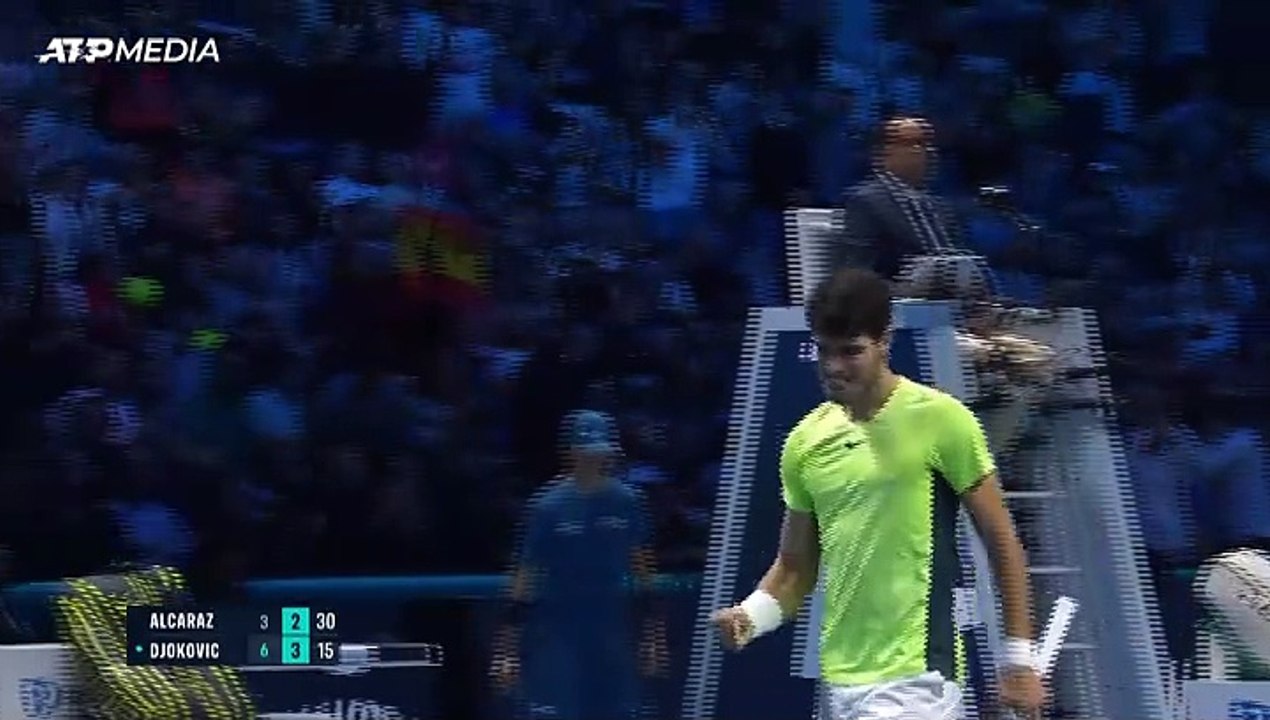 Novak Djokovic 6-3, 6-2 Win Against Carlos Alcaraz in the Semis of the 2023 ATP Finals