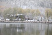 Karagöl Tabiat Parkı’nda kar sevinci