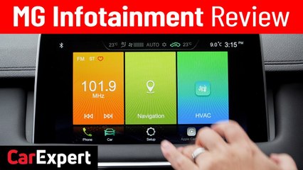 Download Video: MG HS infotainment review: 10.1-inch with Apple CarPlay and Android Auto