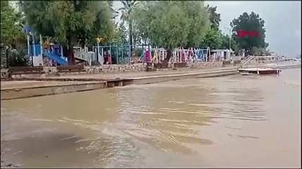 Datça'da denizin rengi değişti