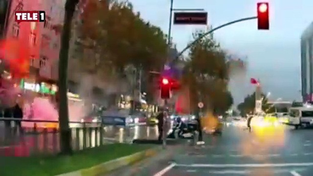 Doğum günü sürprizi caddeyi birbirine kattı! Havai fişek şovu kötü bitti