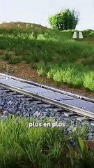 Ces Panneaux Solaires vont être Installés sur des Voies Ferrées ! 