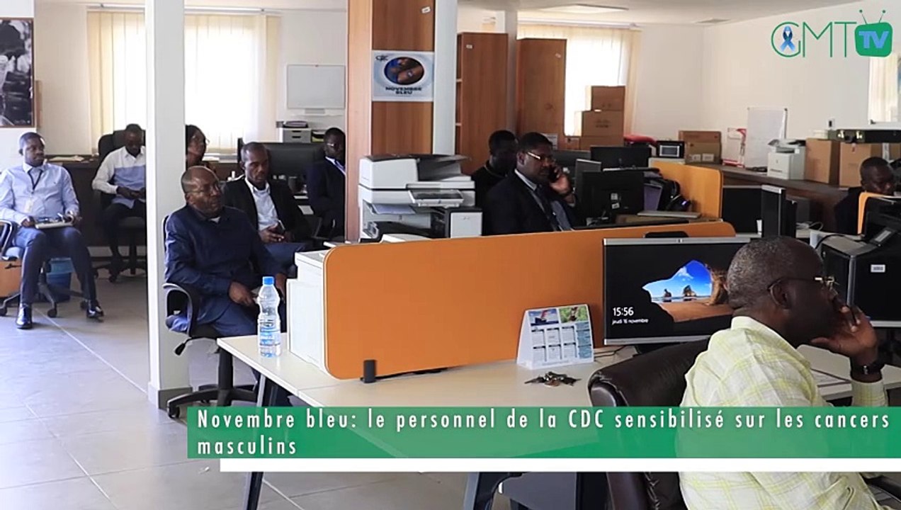 [#Reportage] Novembre bleu : le personnel de la CDC sensibilisé sur les cancers masculins