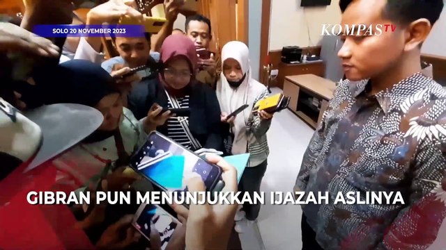 Komentar Gibran Rakabuming Raka atas Tudingan Ijazah Palsu