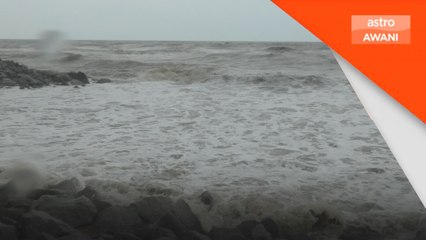 Ombak besar, air pasang cetus kebimbangan kepada penduduk