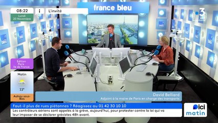 20/11/2023 : L'invité d'actu 8h15 France Bleu Paris