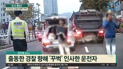 다가오는 순찰차 향해 ‘꾸벅’…알고 보니 마약 투약자