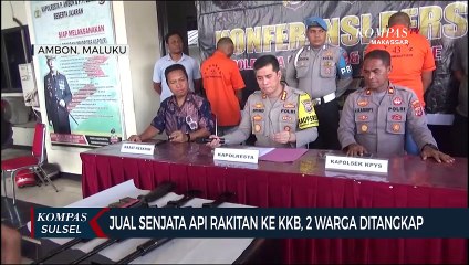 Jual Senjata Api Rakitan ke KKB, 2 Warga Ditangkap