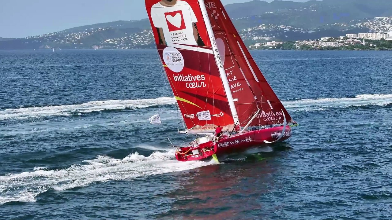 Transat Jacques Vabre Normandie Le Havre 2023 -19/11/2023 - ARRIVÉE INITIATIVES CŒUR - PASSAGE ROCHER DU DIAMANT ET PASSAGE LIGNE