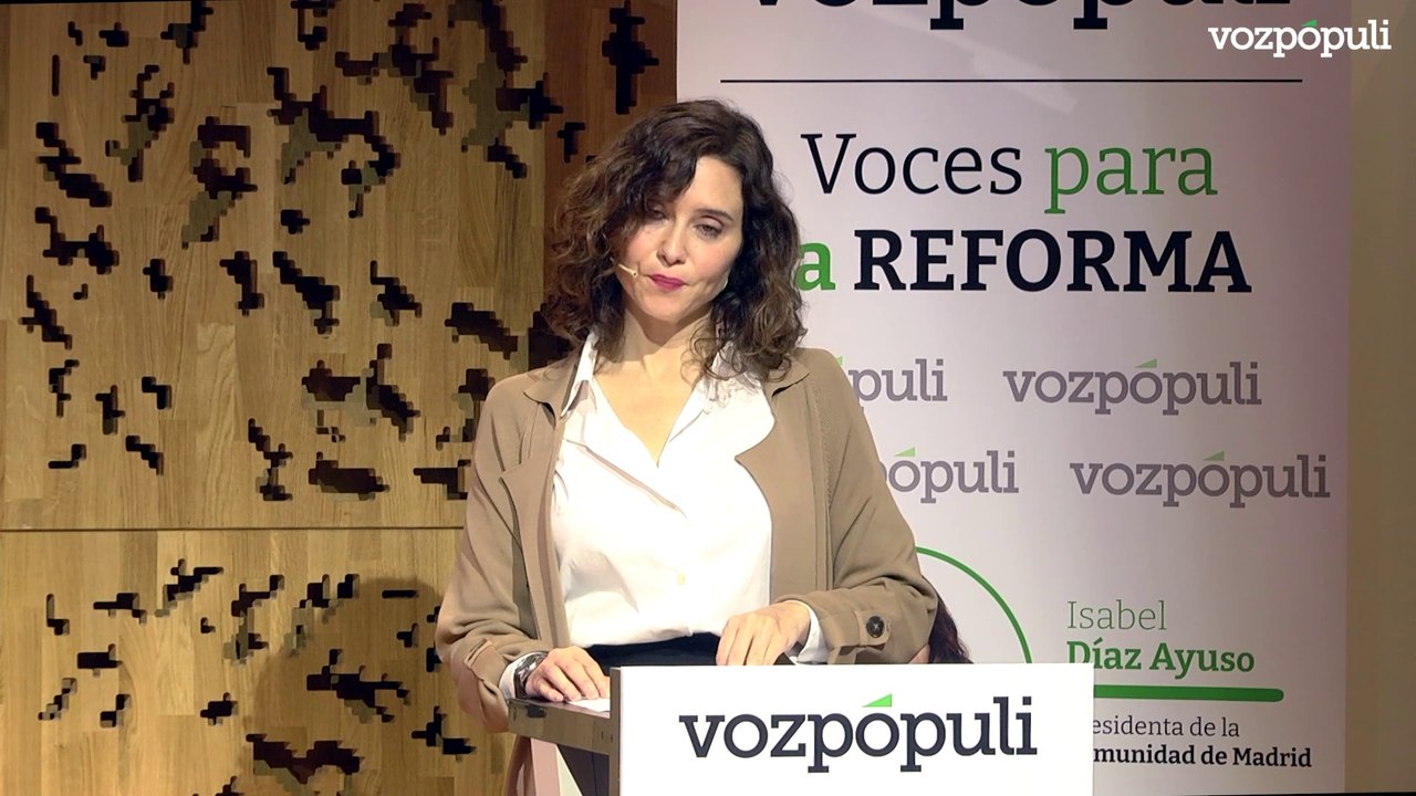 Isabel Díaz Ayuso: "Nos toca luchar. Algún día podremos decir con orgullo, cuando la democracia y la libertad fueron atacadas, Yo estuve ahí para defenderlas"
