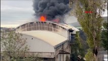 İstanbul Arnavutköy'de fabrika yangını!