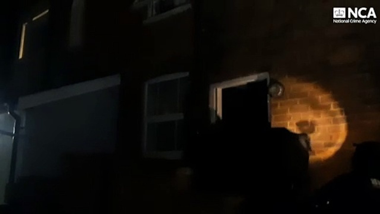 Dramatic footage shows moment people smuggling fixer Ujeza Kurmeka arrested