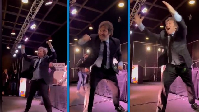 Arjantin'de devlet başkanlığı seçimini kazanan aşırı sağcı Milei’nin sevinci sosyal medyada gündem oldu