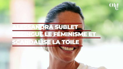 Alessandra Sublet dézingue le féminisme et scandalise la Toile, "Lamentable"