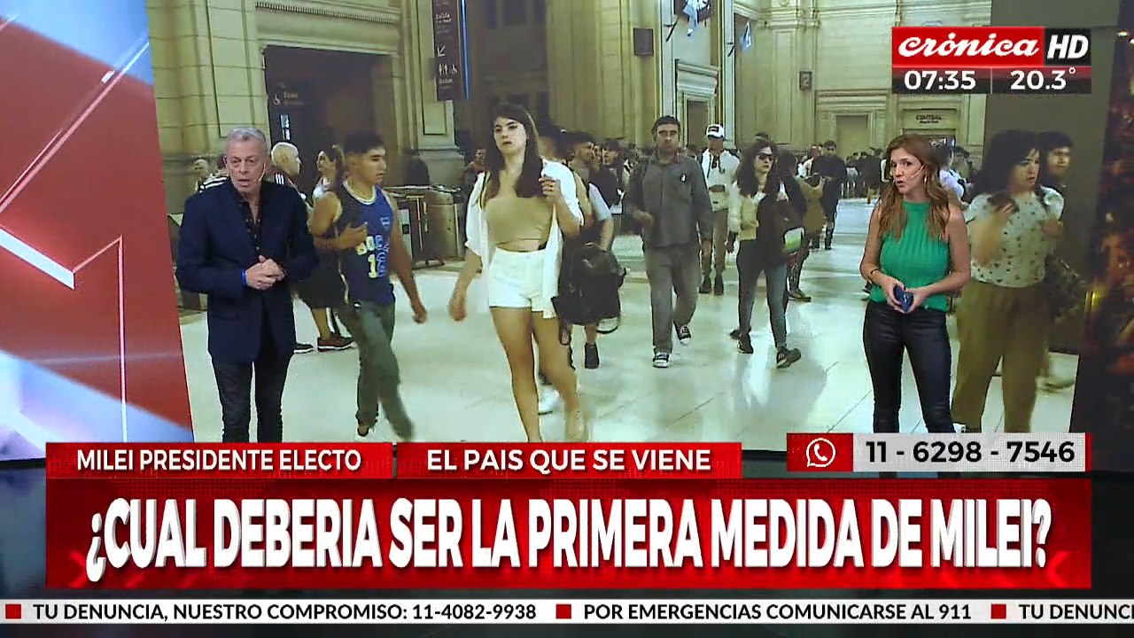 La calle habla: ¿Cuál debería ser la primera medida de Javier Milei?