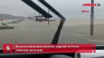 Bursa'da dalgaların boyu 3 metreyi aştı