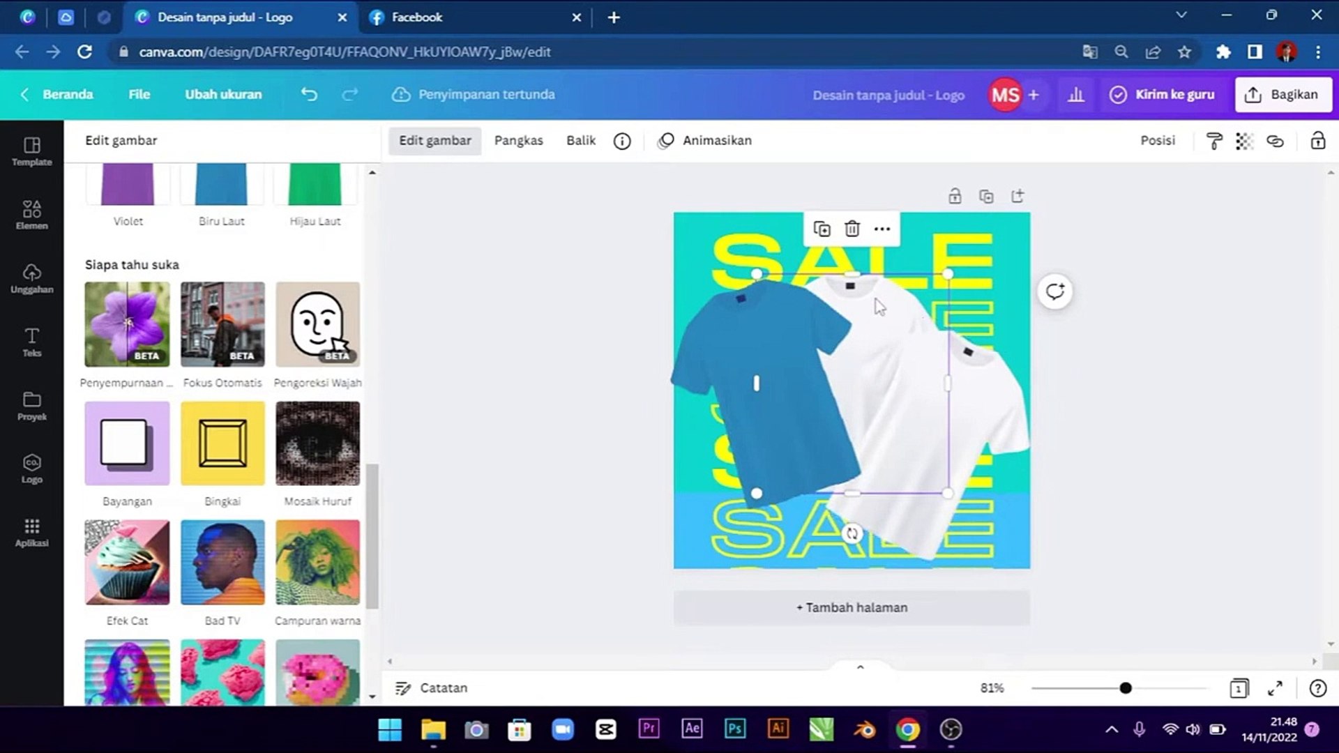 Membuat Puzzle Instagram _ Canva