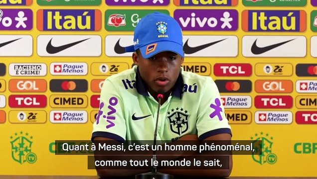 Endrick : Messi ? Je suis plus fan de Cristiano Ronaldo