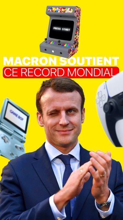 MACRON soutient ce record GAMING