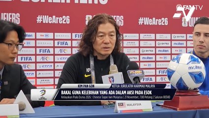 Pan Gon percaya barisan pemain sedia ada mampu atasi Chinese Taipei