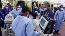 Bimbi prematuri evacuati dall'ospedale al Shifa di Gaza giungono in Egitto