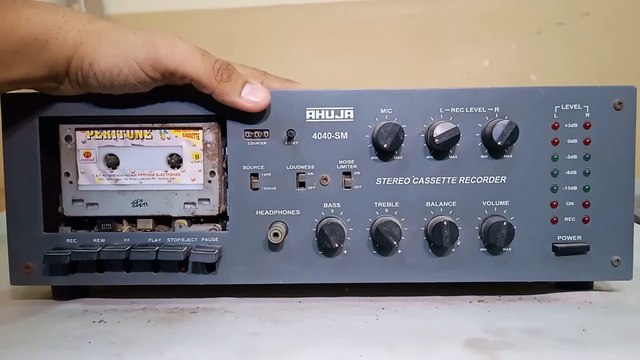 ਅਹੂਜਾ ਡੈੱਕ _ Ahuja 4040-SM Cassette Recorder and Player_ A Vintage Music Machine _ ahuja amplifier